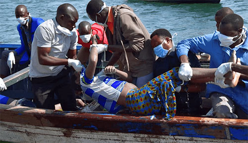 accidente de ferri en Tanzania Asciende a 170 el número de muertos por accidente de ferri en Tanzania
